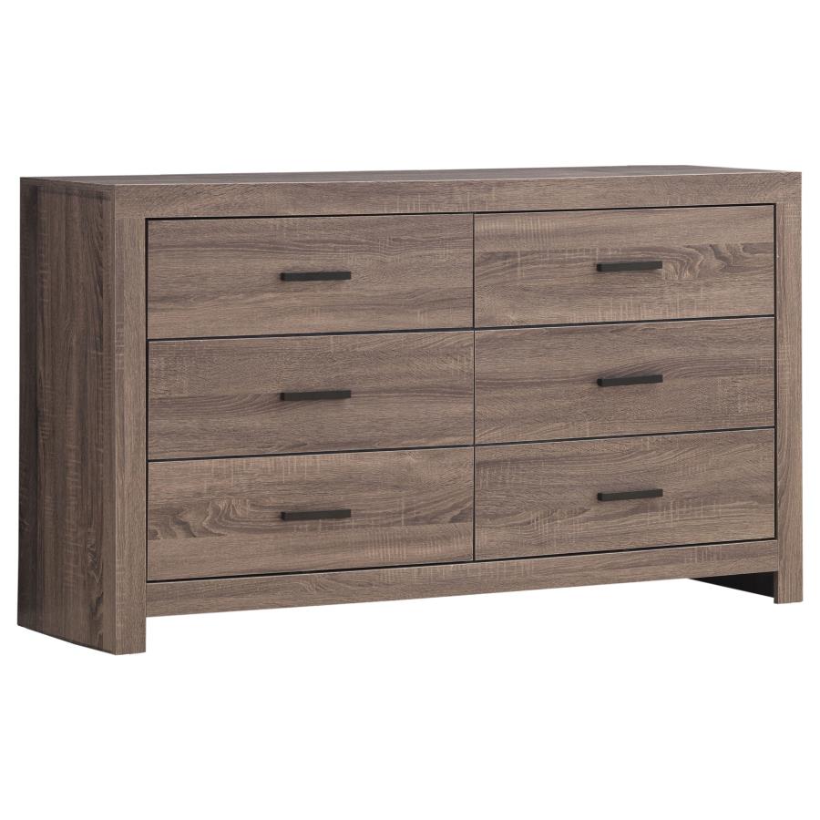 Brantford Brown Queen Bed 5 Pc Set - MyWaynesHome #