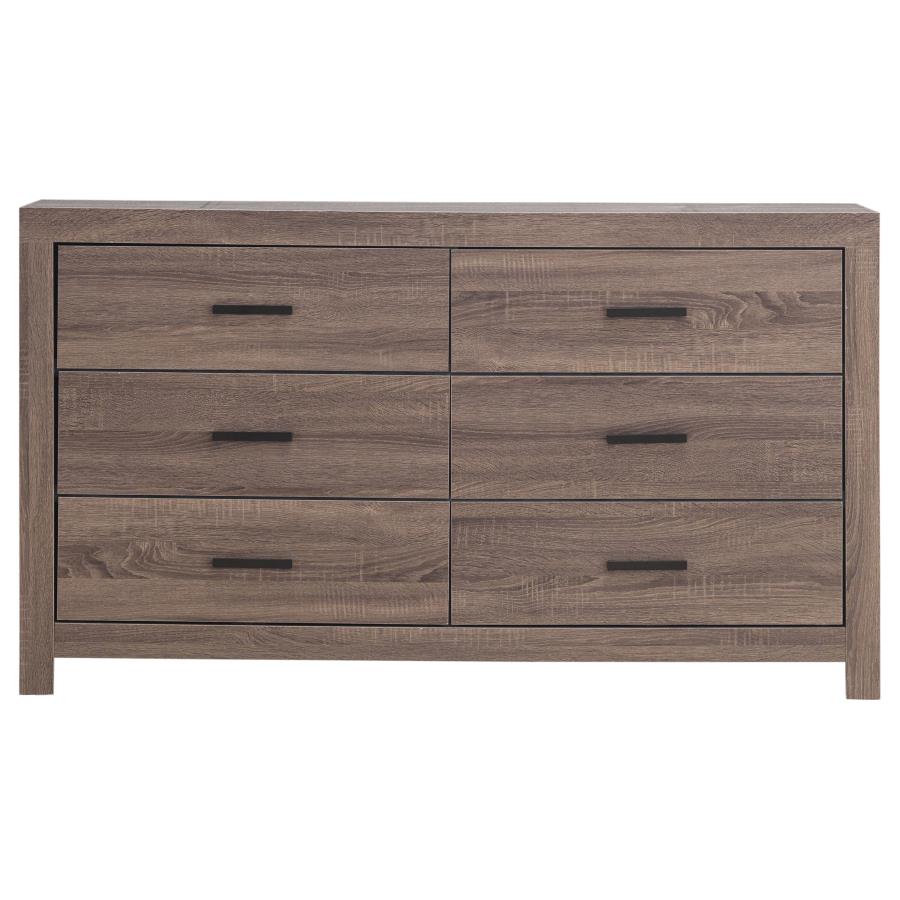 Brantford Brown Queen Bed 5 Pc Set - MyWaynesHome #