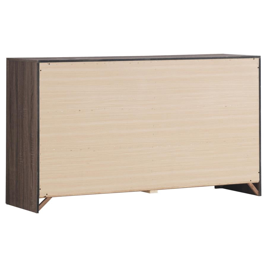 Brantford Brown Queen Bed 5 Pc Set - MyWaynesHome #