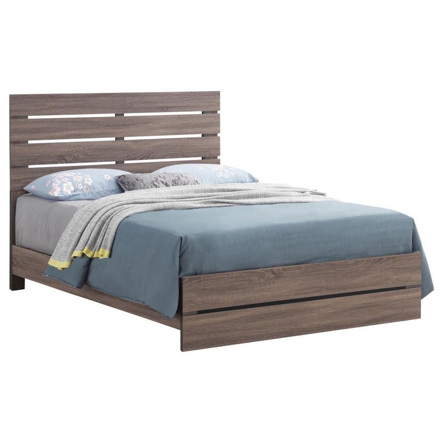 Brantford Brown Queen Bed - MyWaynesHome #