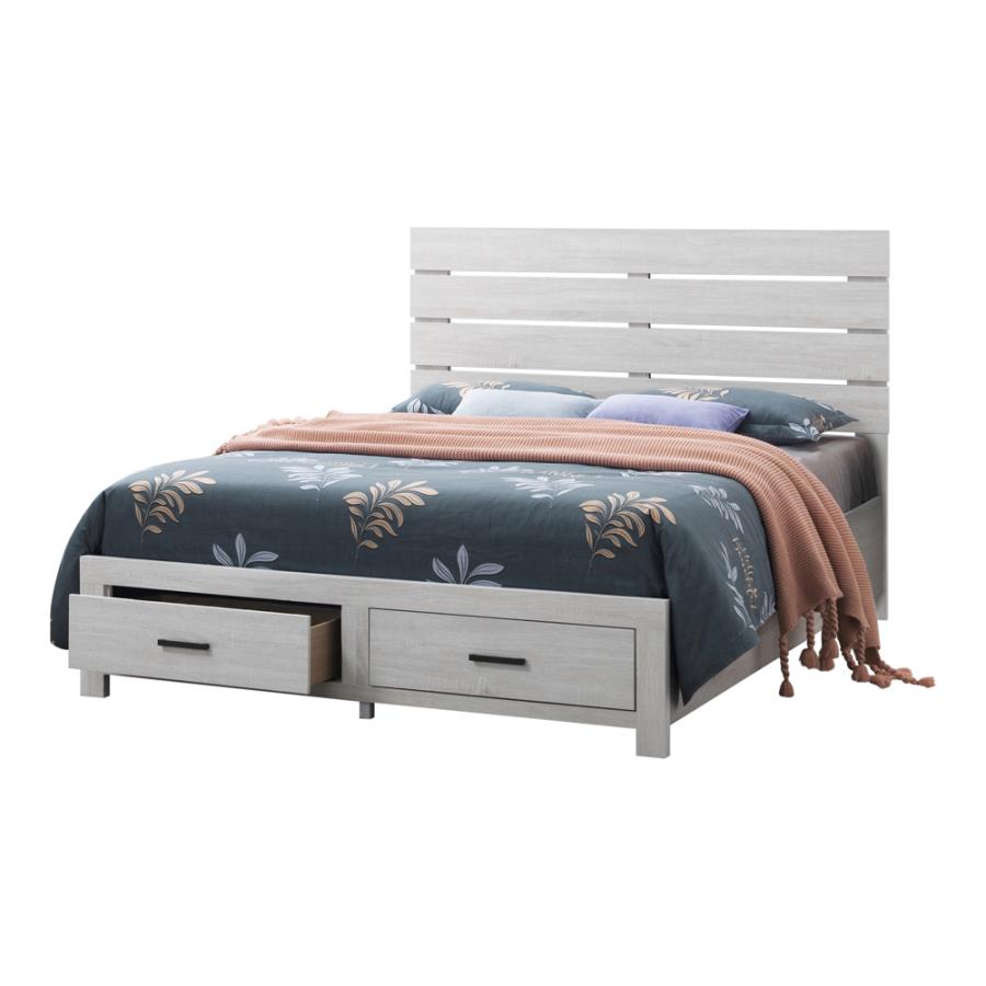 Brantford Ivory Queen Bed 5 Pc Set - MyWaynesHome #