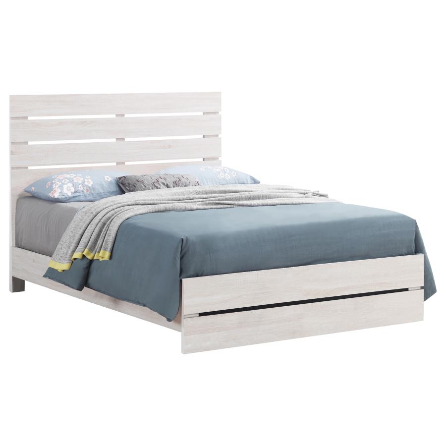 Brantford Ivory Queen Bed - MyWaynesHome #