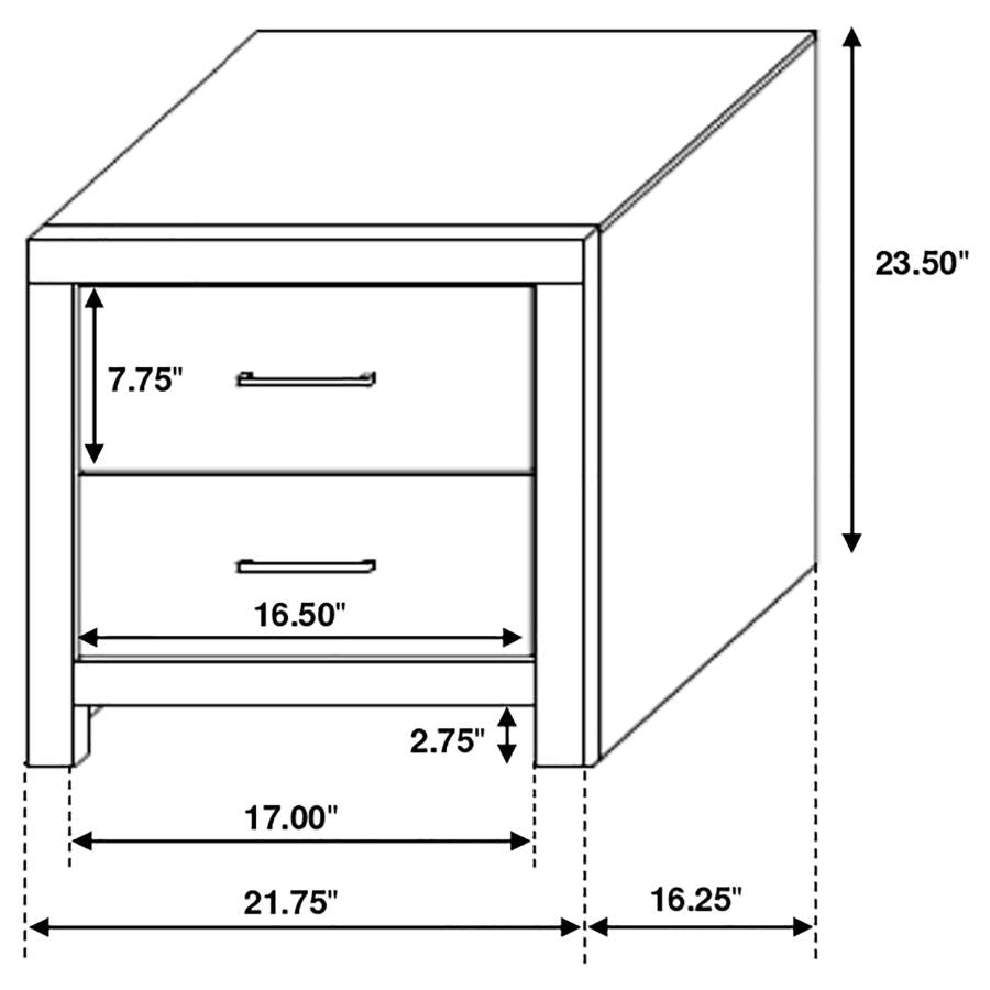 Brantford Ivory Nightstand - MyWaynesHome #