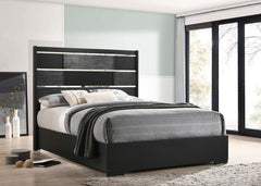 Blacktoft Black Eastern King Bed - MyWaynesHome #