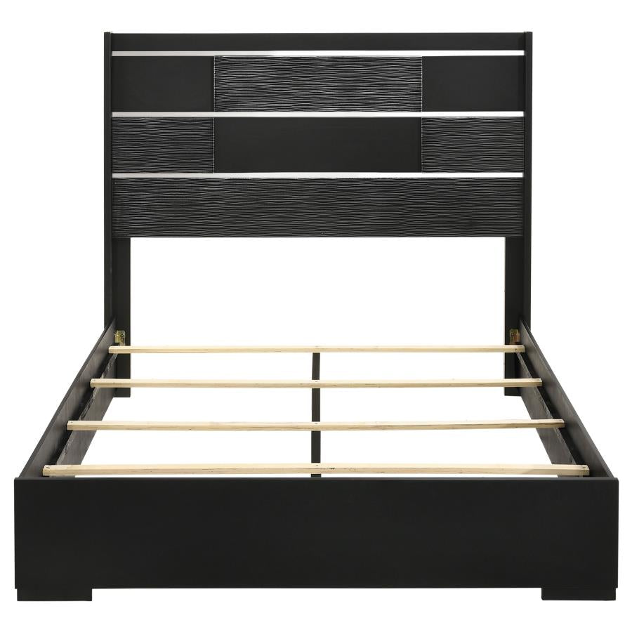 Blacktoft Black Eastern King Bed - MyWaynesHome #