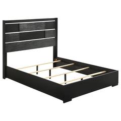 Blacktoft Black Queen Bed 5 Pc Set - MyWaynesHome #