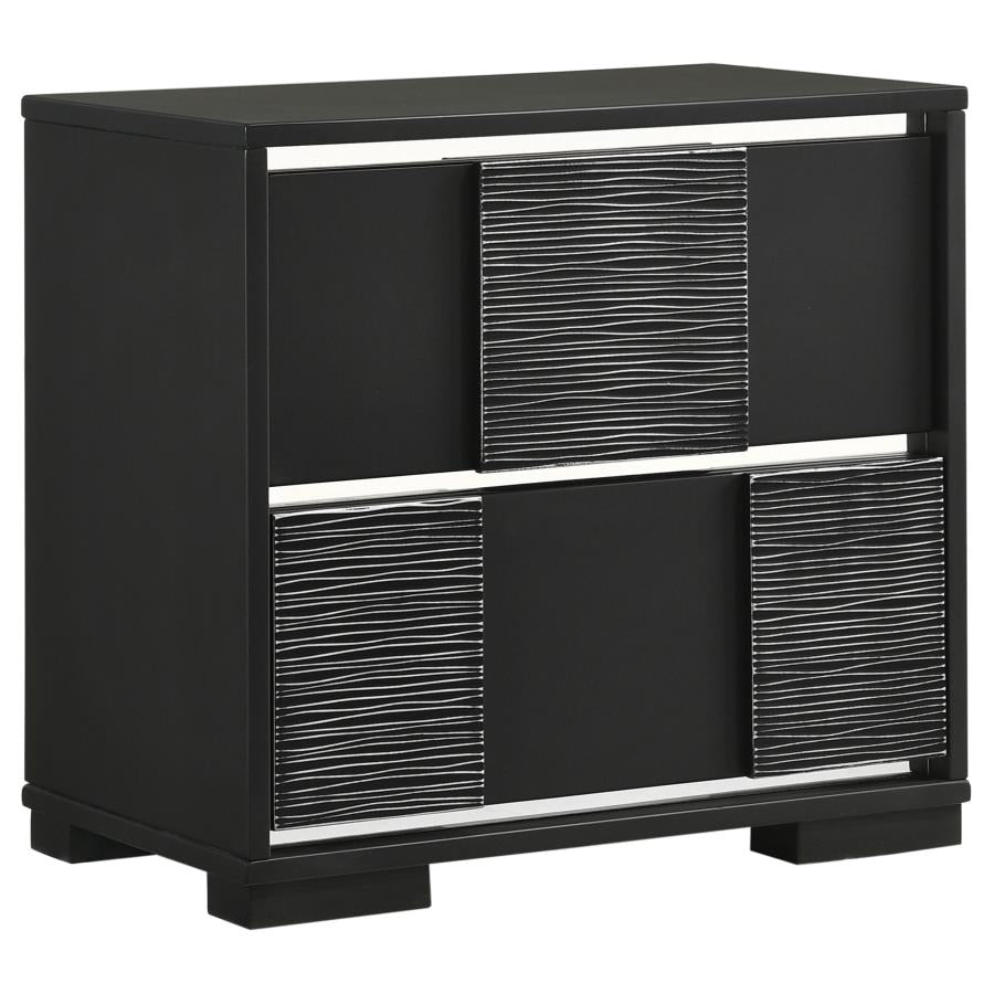 Blacktoft Black Nightstand - MyWaynesHome #