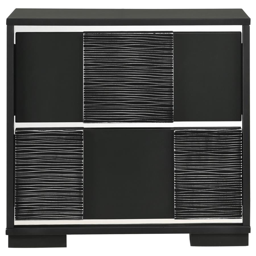 Blacktoft Black Nightstand - MyWaynesHome #