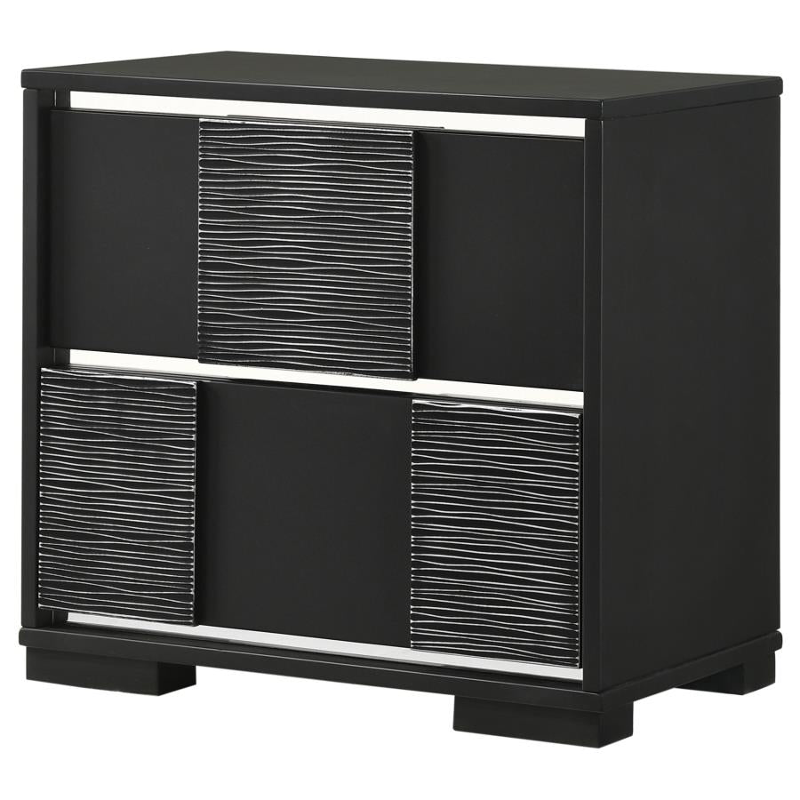 Blacktoft Black Nightstand - MyWaynesHome #