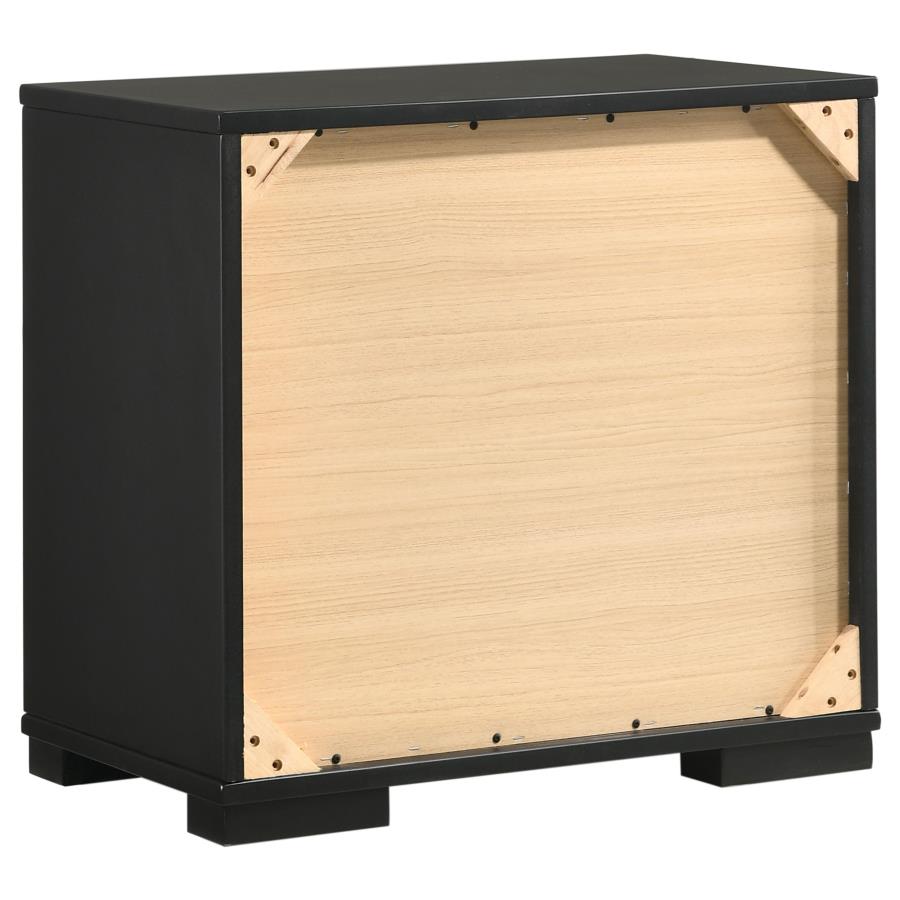 Blacktoft Black Nightstand - MyWaynesHome #