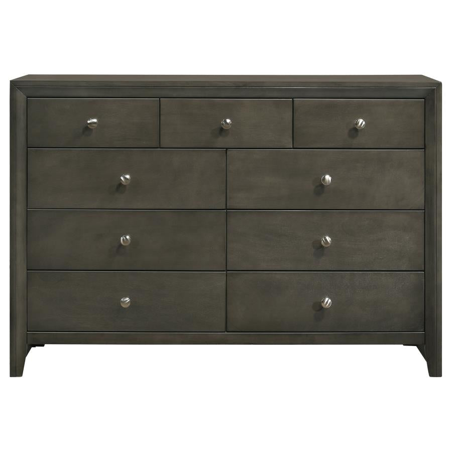 Serenity Grey Twin Bed 4 Pc Set - MyWaynesHome #