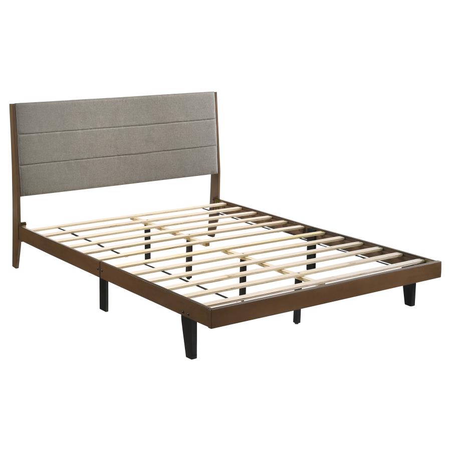 Mays Brown Eastern King Bed 4 Pc Set - MyWaynesHome #