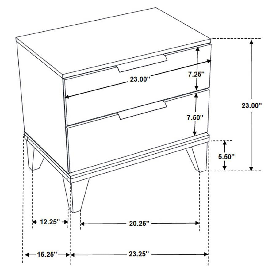 Mays Brown Eastern King Bed 5 Pc Set - MyWaynesHome #