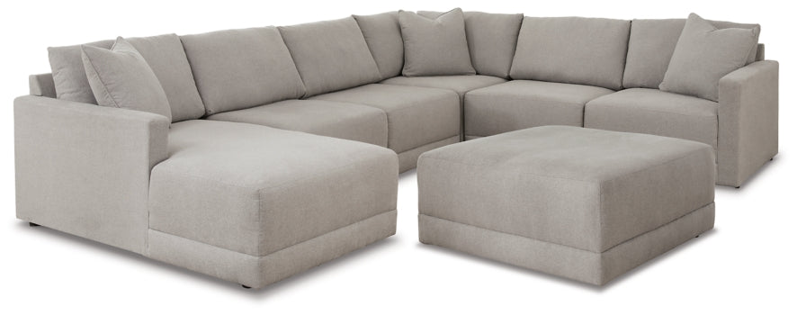 Katany 6-Piece Sectional with Ottoman - MyWaynesHome #