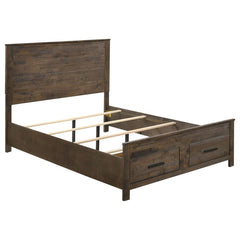 Woodmont Brown Eastern King Storage Bed - MyWaynesHome #
