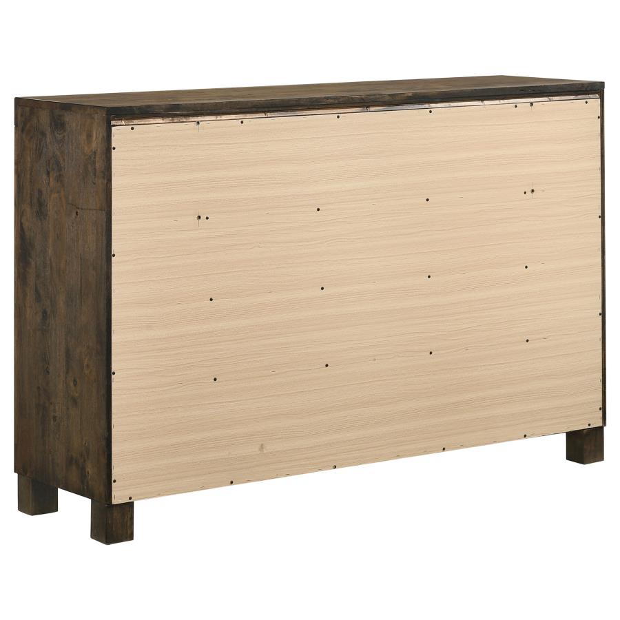 Woodmont Brown Queen Bed 4 Pc Set - MyWaynesHome #