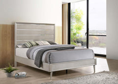 Ramon Silver Queen Bed - MyWaynesHome #