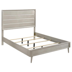 Ramon Silver Queen Bed - MyWaynesHome #