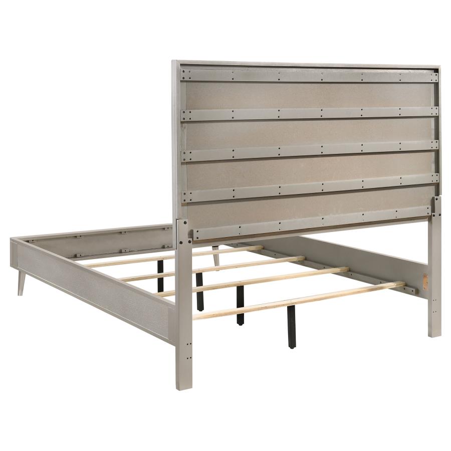Ramon Silver Queen Bed - MyWaynesHome #