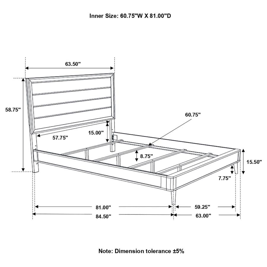 Ramon Silver Queen Bed - MyWaynesHome #