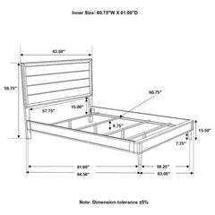 Ramon Silver Queen Bed - MyWaynesHome #