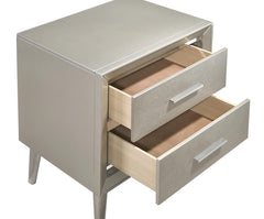 Ramon Silver Nightstand - MyWaynesHome #