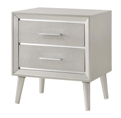 Ramon Silver Nightstand - MyWaynesHome #