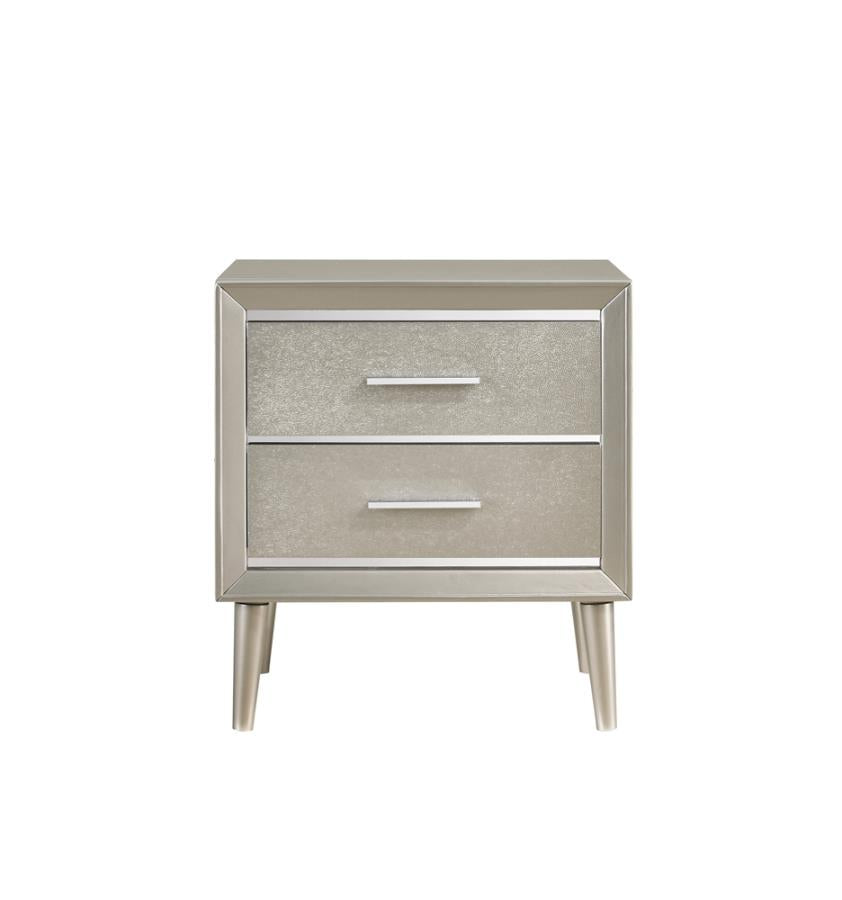 Ramon Silver Nightstand - MyWaynesHome #
