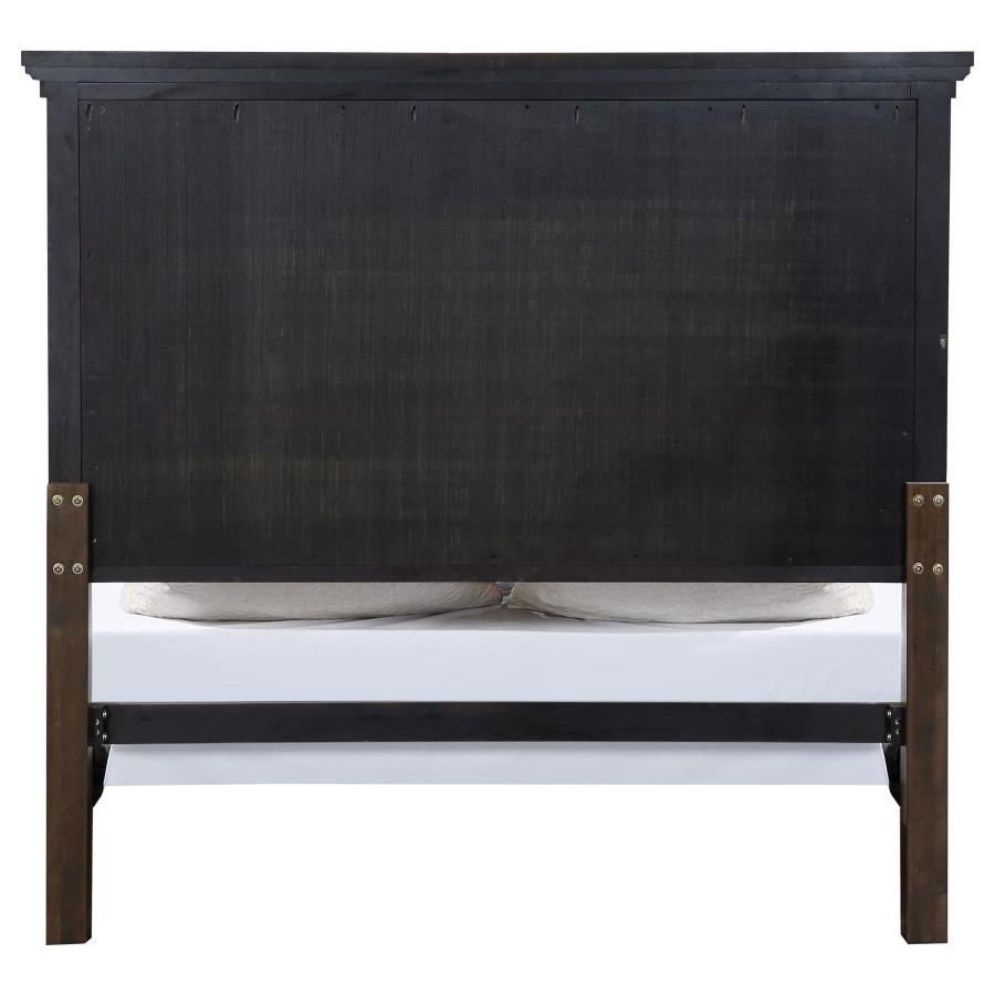 Bennington Brown Eastern King Bed - MyWaynesHome #