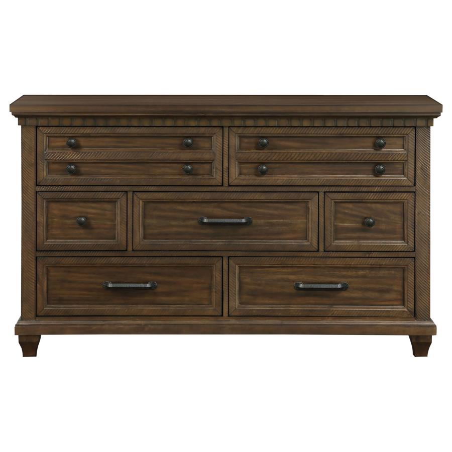 Bennington - Rectangular 7-Drawer Dresser - Acacia Brown Bennington - Rectangular 7-Drawer Dresser - Acacia Brown