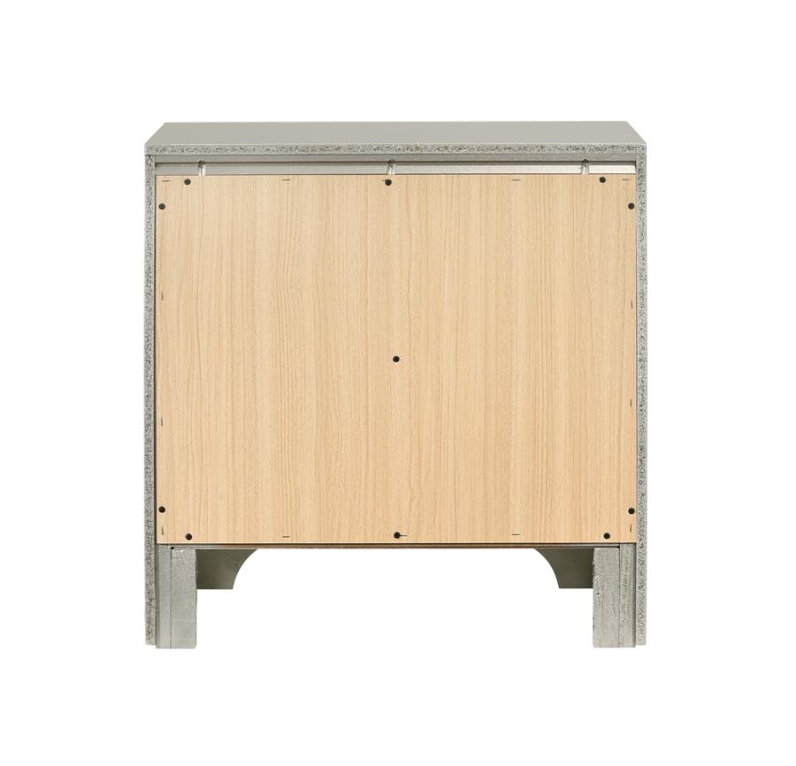 Salford Silver Nightstand - MyWaynesHome #