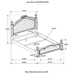 Heidi Silver Queen Bed - MyWaynesHome #