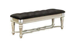 Heidi Silver Bench - MyWaynesHome #