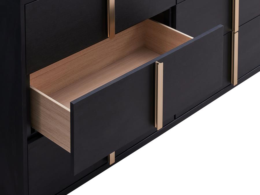 Marceline Black Full Bed 5 Pc Set - MyWaynesHome #