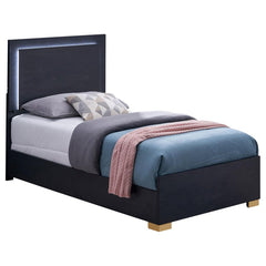 Marceline Black Twin Bed - MyWaynesHome #