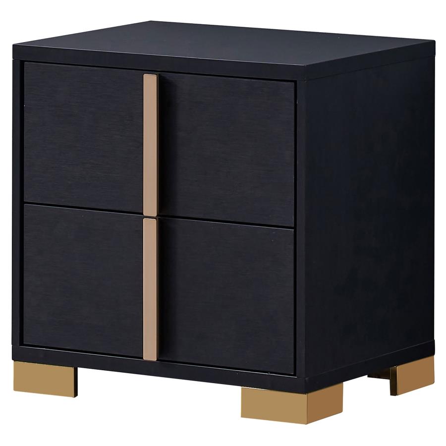 Marceline Black Nightstand - MyWaynesHome #