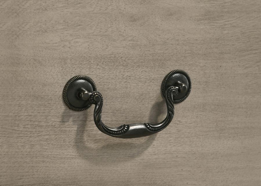 Manchester Brown Eastern King Bed 5 Pc Set - MyWaynesHome #