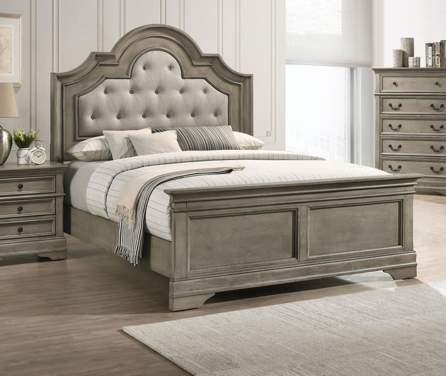 Manchester Brown California King Bed - MyWaynesHome #