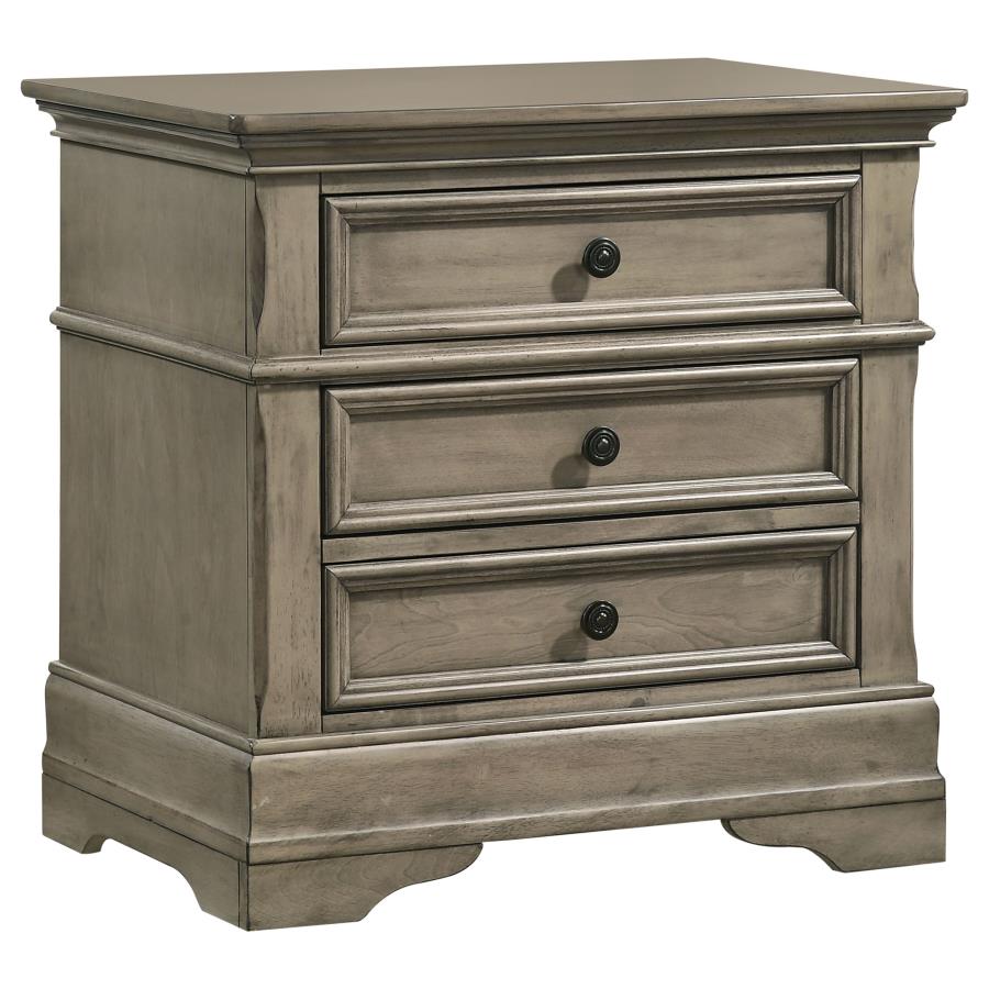 Manchester Brown Queen Bed 4 Pc Set - MyWaynesHome #
