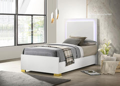 Marceline White Twin Bed - MyWaynesHome #