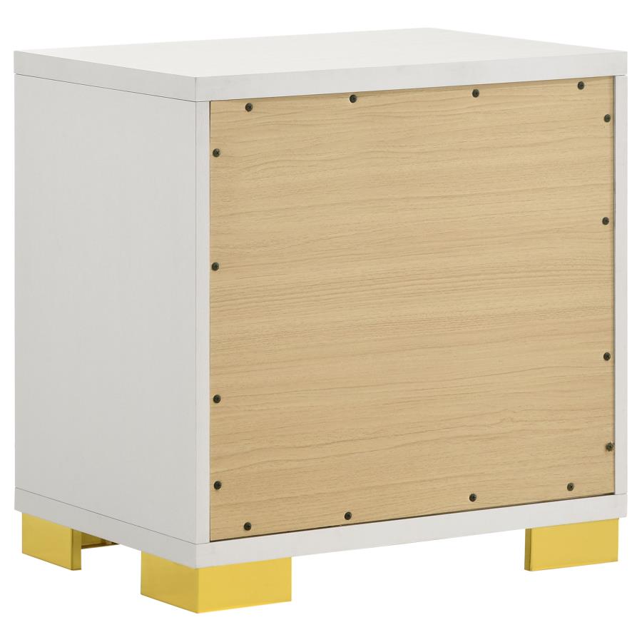 Marceline White Nightstand - MyWaynesHome #