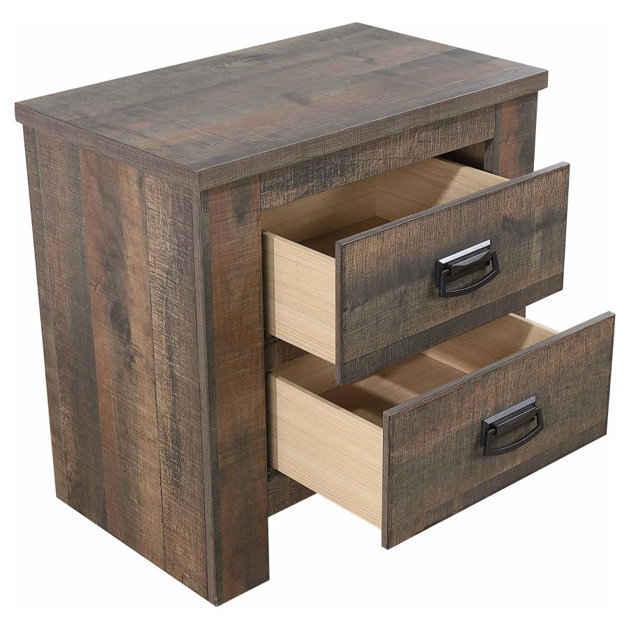 Frederick Brown Queen Bed 5 Pc Set - MyWaynesHome #