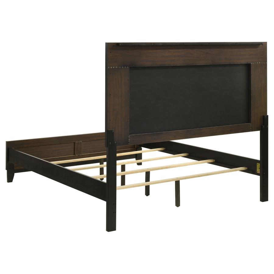 Valencia Brown Eastern King Bed - MyWaynesHome #