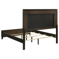 Valencia Brown Eastern King Bed - MyWaynesHome #