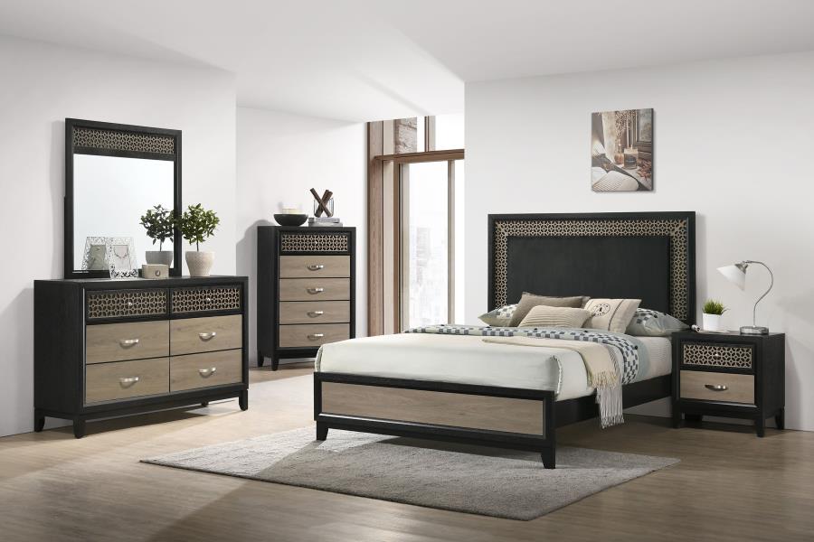 Valencia Brown Eastern King Bed - MyWaynesHome #
