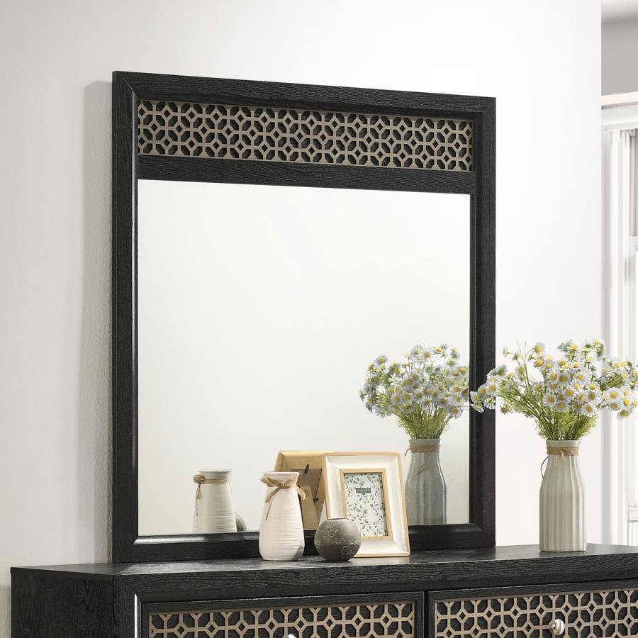 Valencia Black Dresser Mirror - MyWaynesHome #