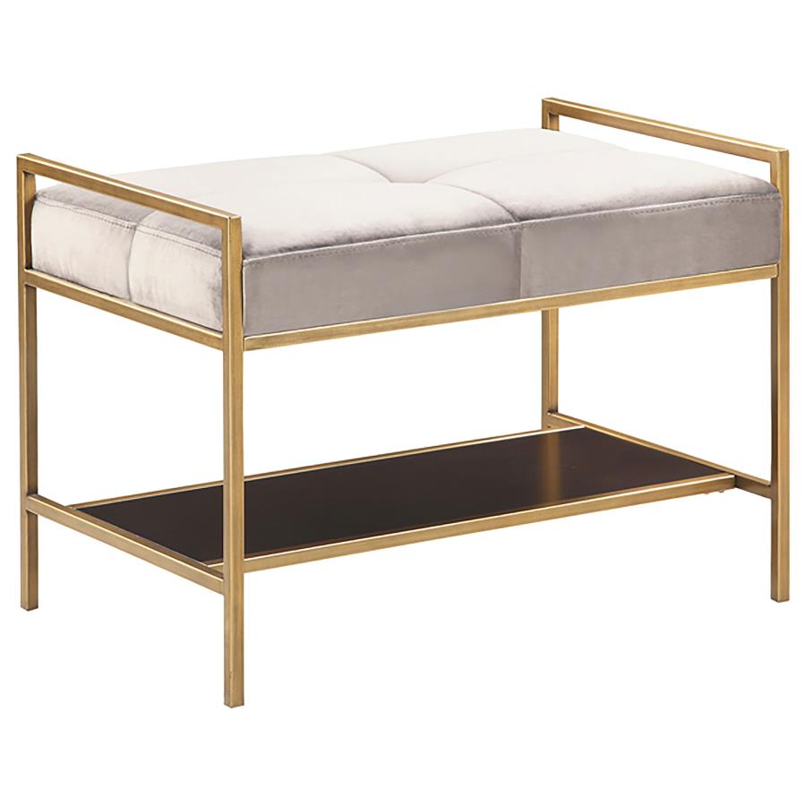 Maria Grey Bench - MyWaynesHome #