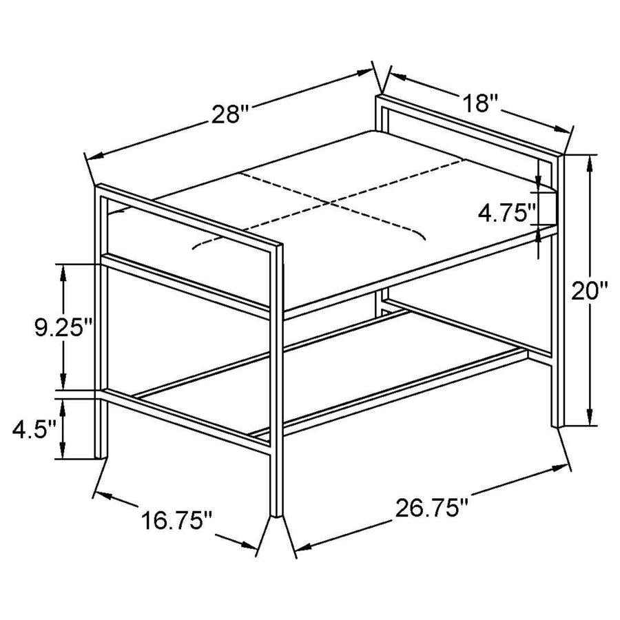 Maria Grey Bench - MyWaynesHome #