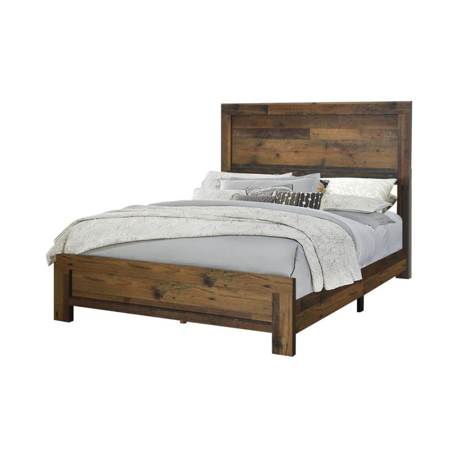 Sidney Brown Queen Bed 5 Pc Set - MyWaynesHome #