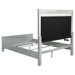 Gunnison Silver Queen Bed 4 Pc Set - MyWaynesHome #